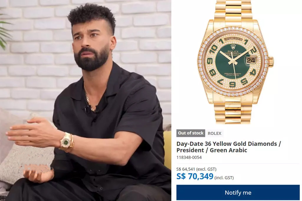 عکس ساعت رامین رضاییان