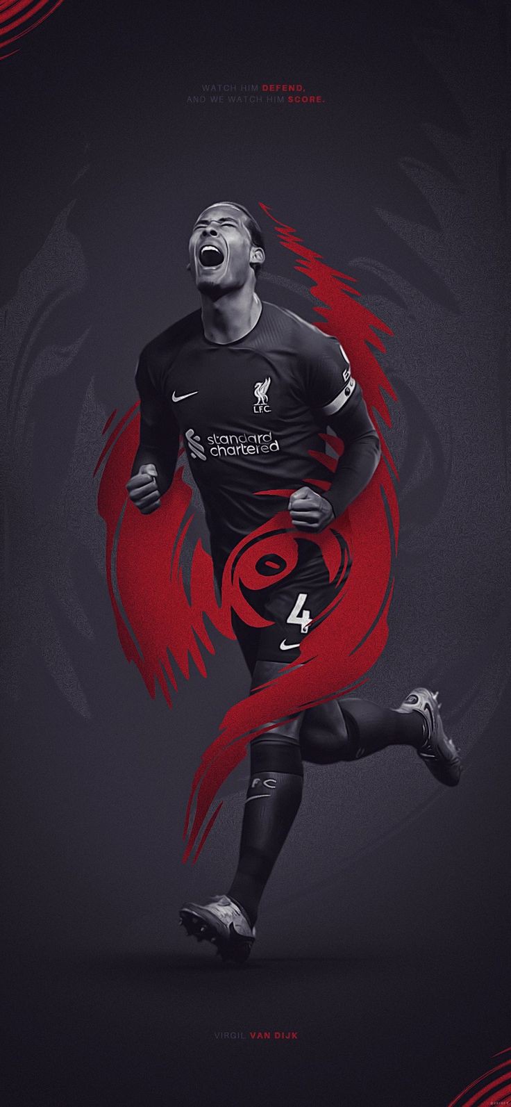 wallpaper Virgil van Dijk