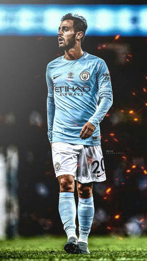 wallpaper 4k Bernardo Silva