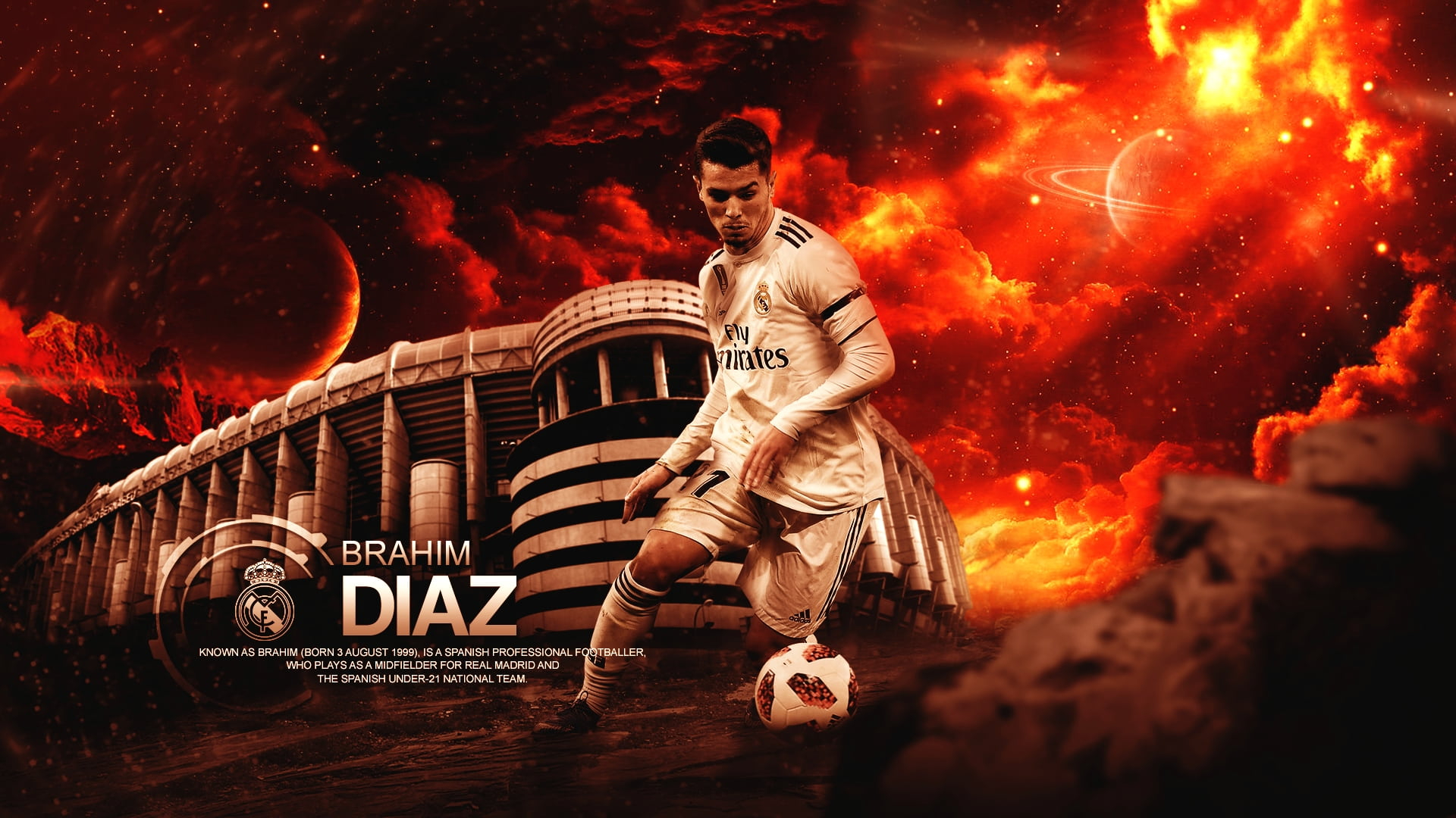 wallpaper Brahim Diaz