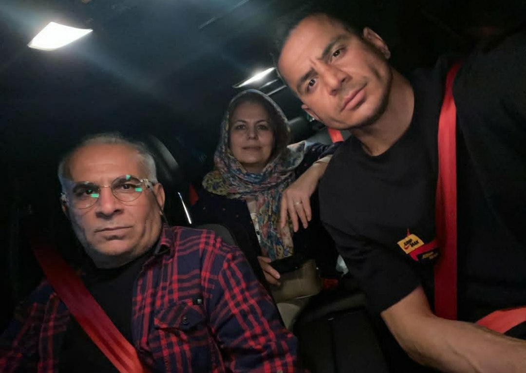 حامد لک و مادرش