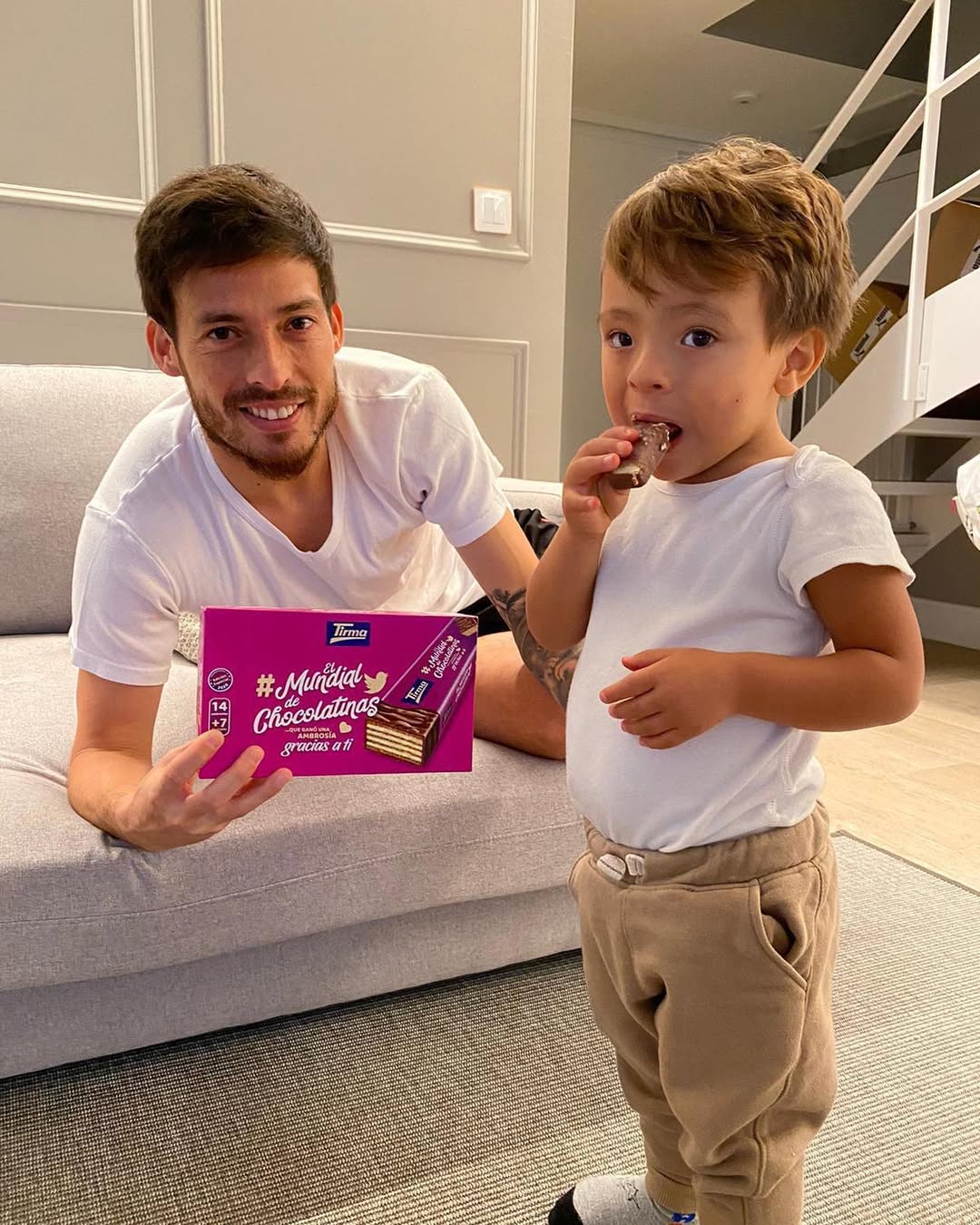 عکس پسر داوید سبلوا