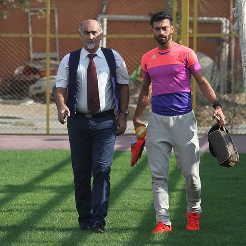 رامین رضاییان پدرش