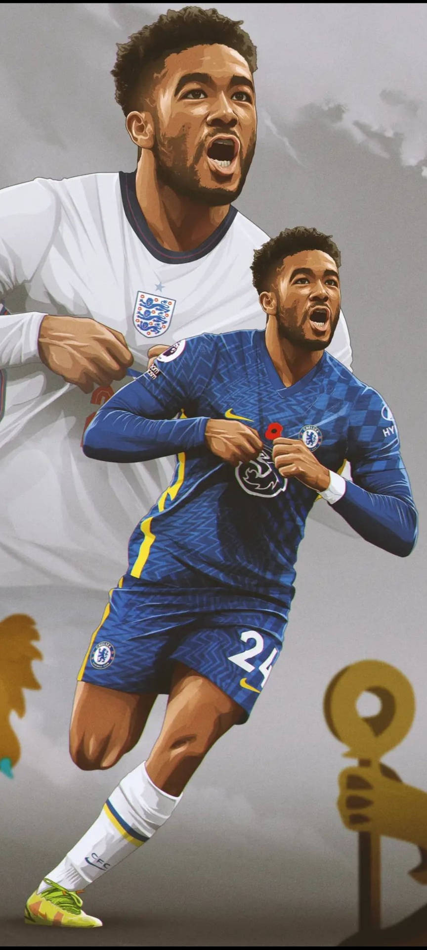 wallpaper 4k Reece James