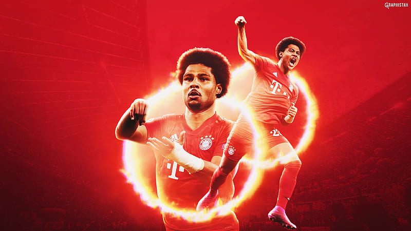 wallpaper for laptop Serge Gnabry