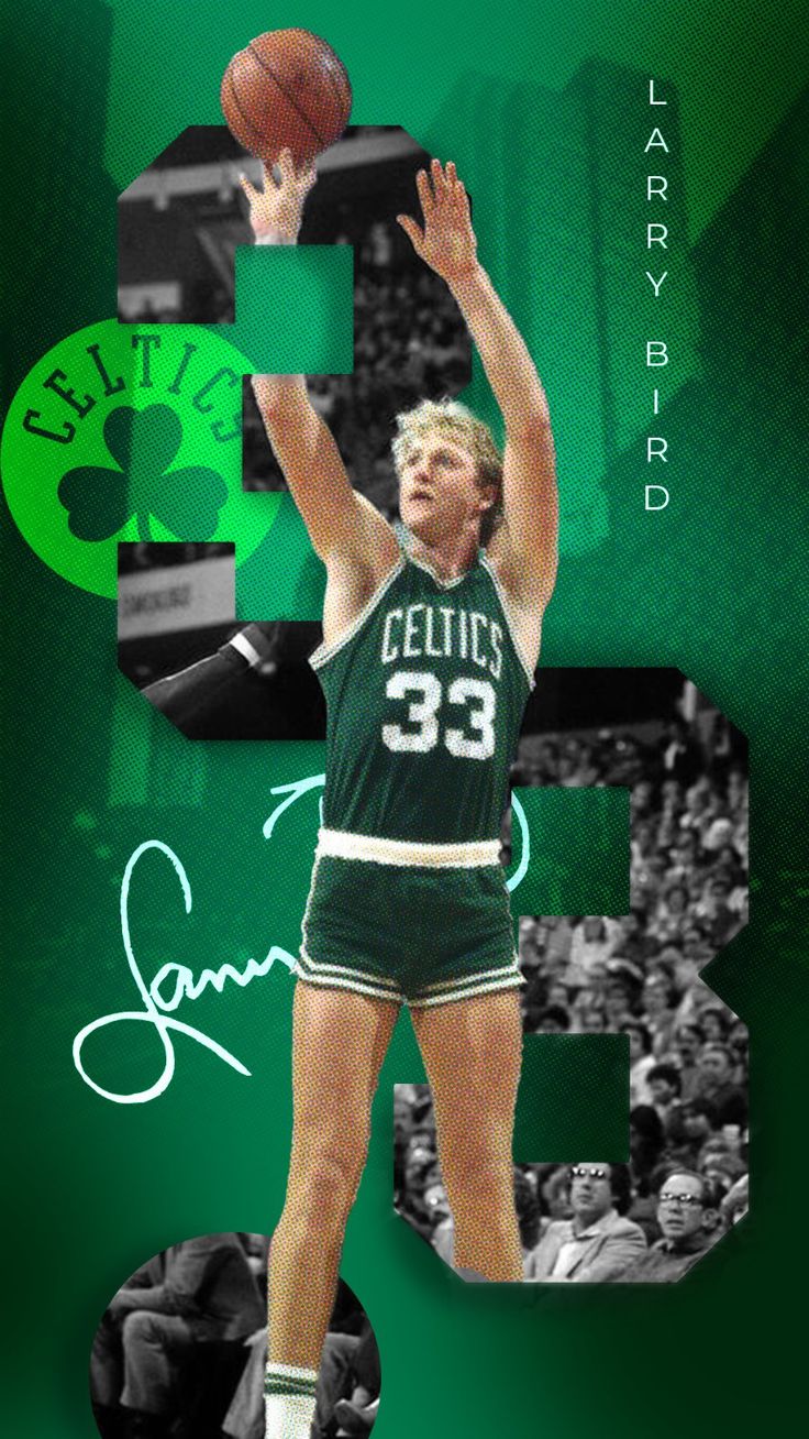 wallpaper 4k Larry Bird