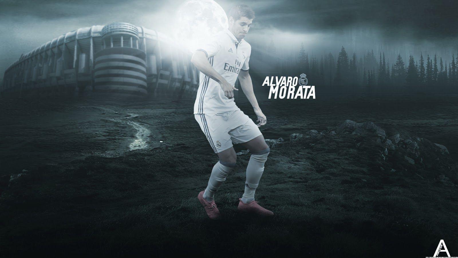 wallpaper for phone Álvaro Morata 