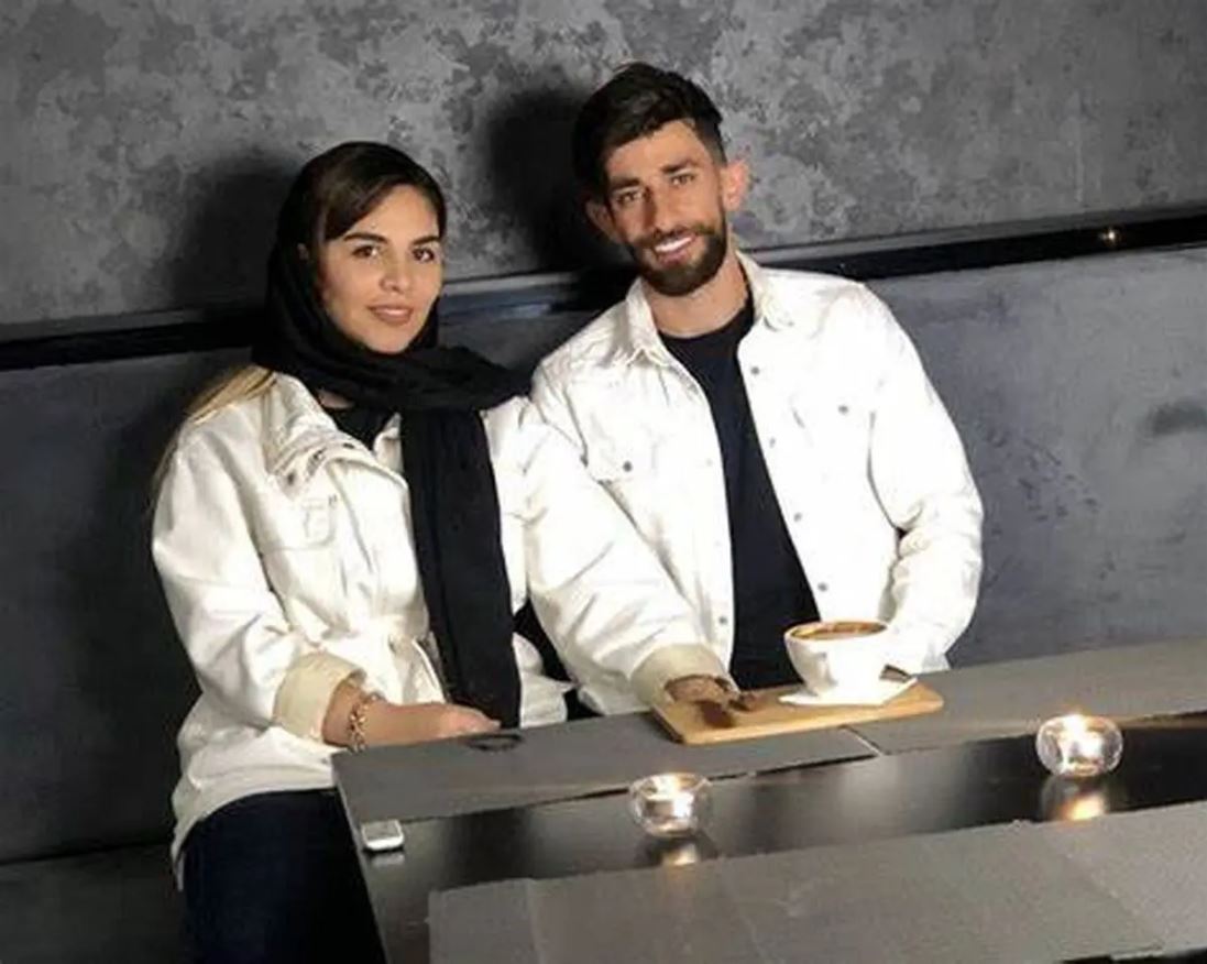 علی قلی زاده و همسرش