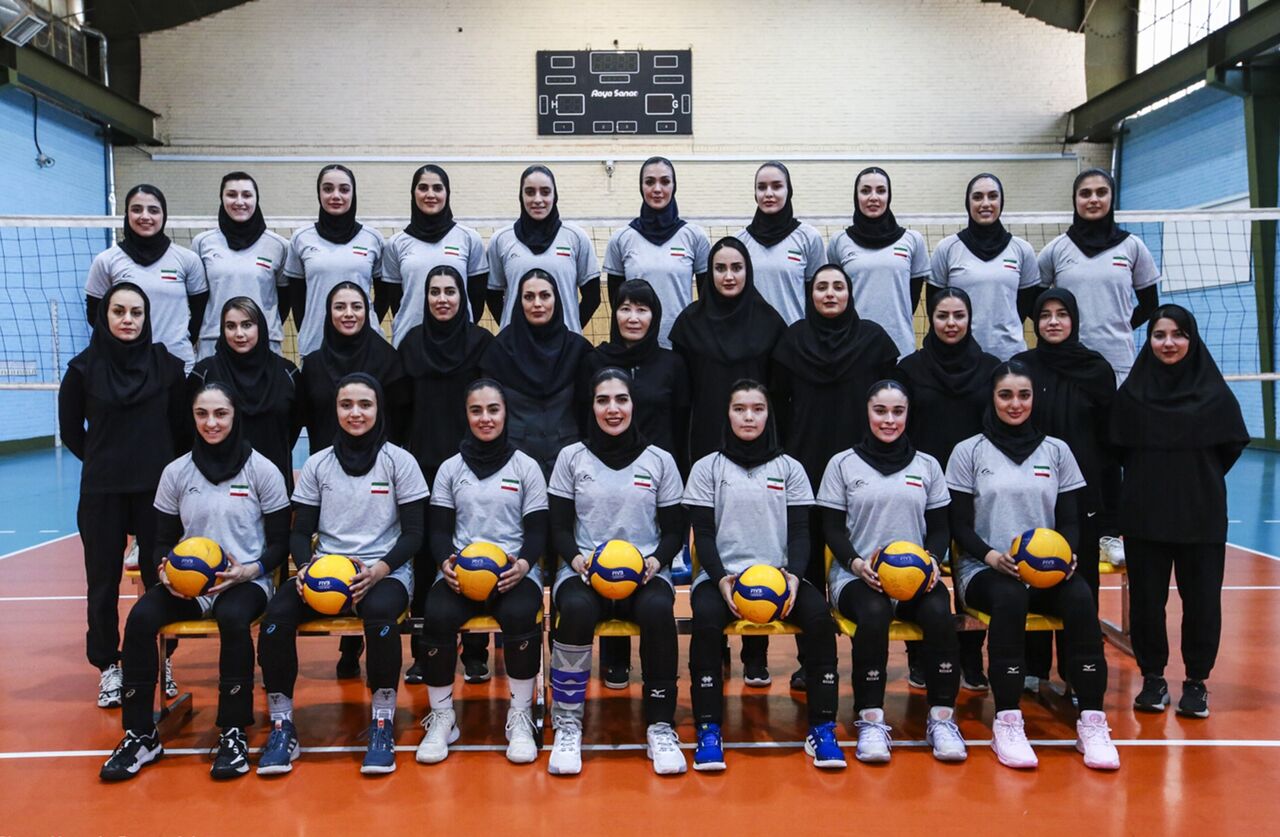 اسامی تیم ملی والیبال زنان ایران