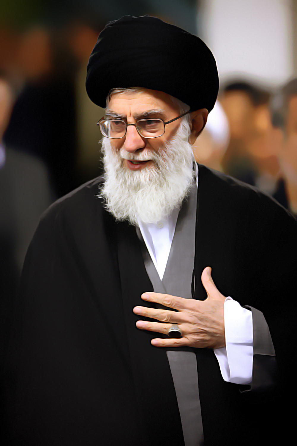 عکس سید علی خامنه‌ای