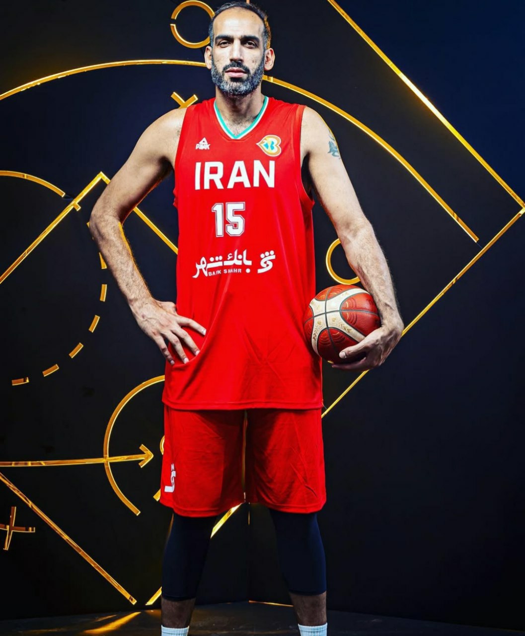 قد حامد حدادی بسکتبال