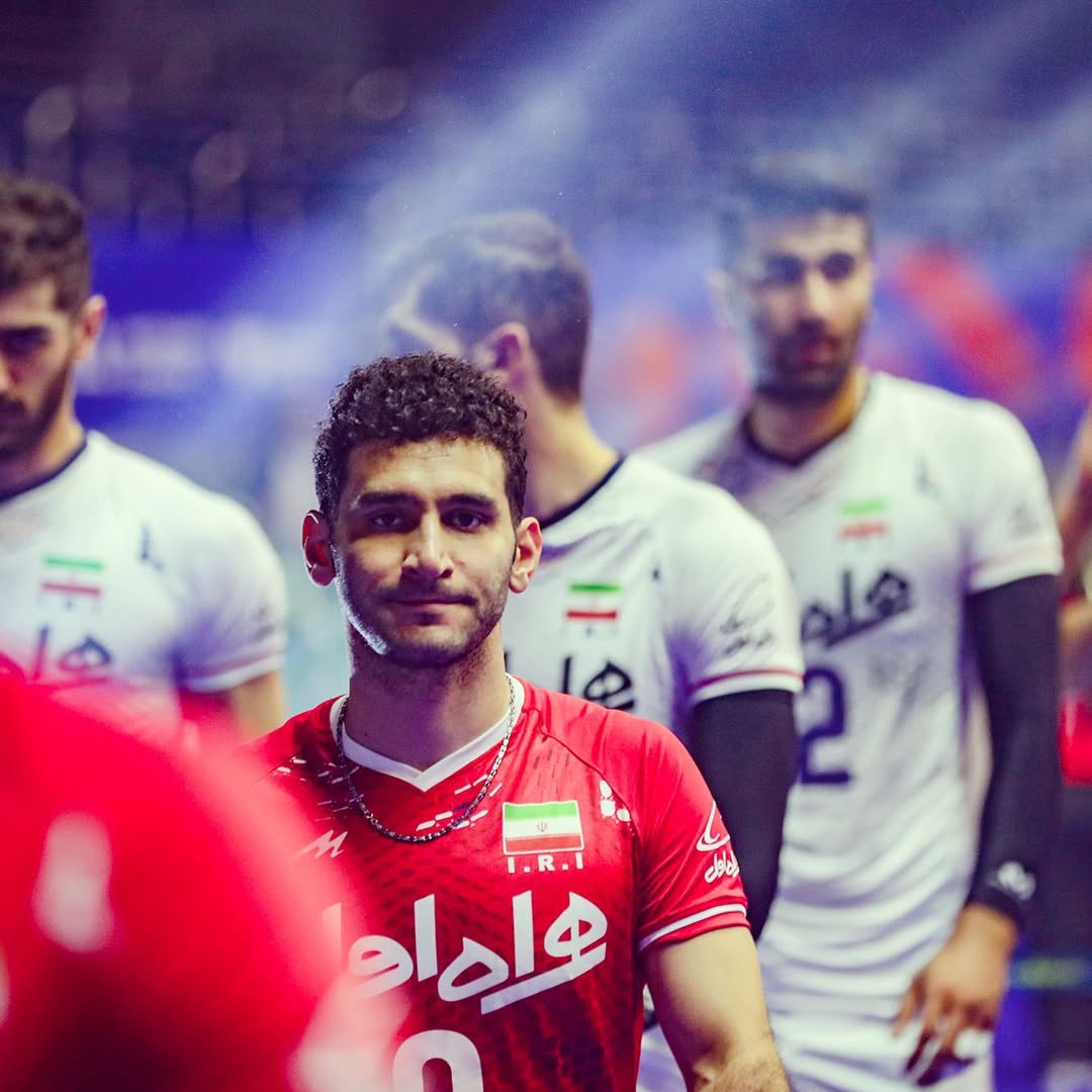 عکس محمدرضا موذن والیبالیست