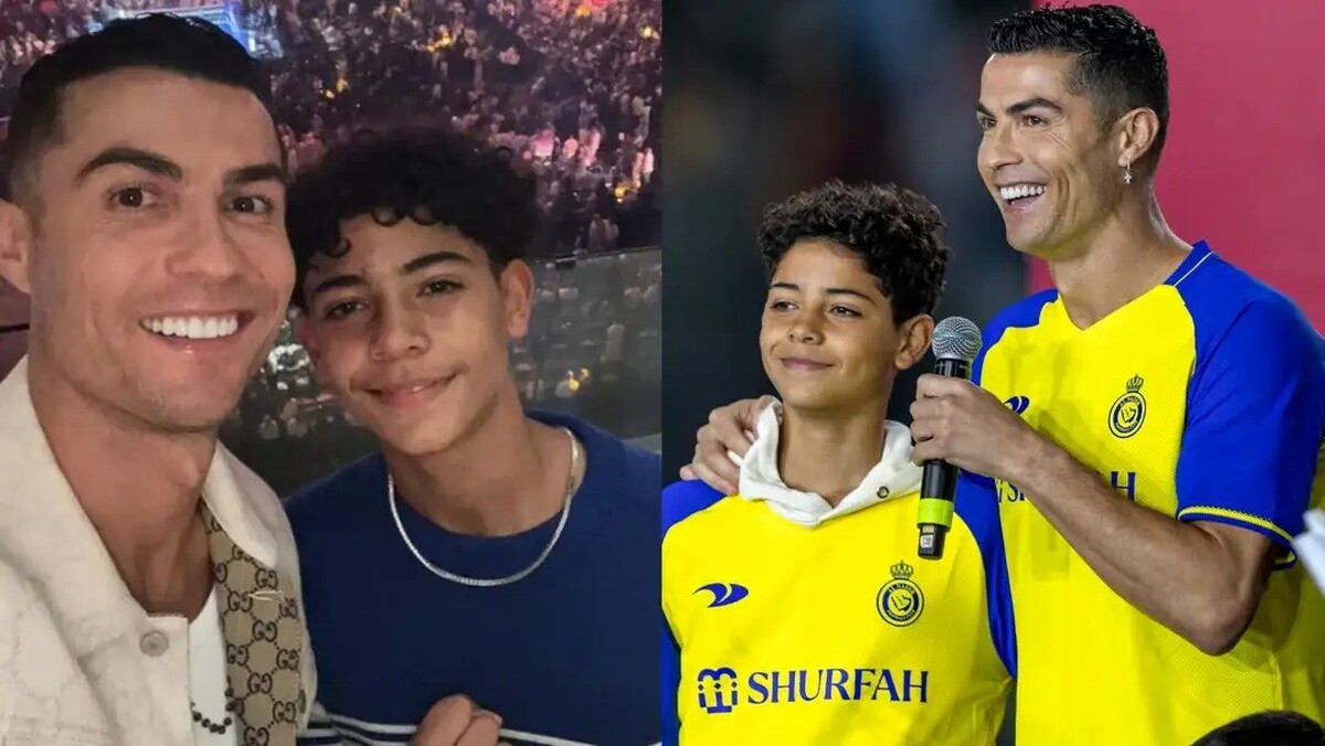 رونالدو و پسرش