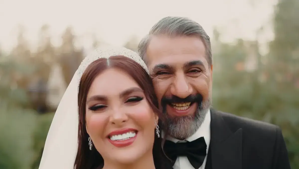 رونمایی الناز همسر محمد نادری در کلیپ