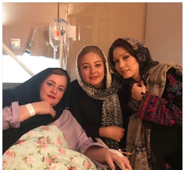  تصاویر عیادت از نعیمه نظام‌دوست