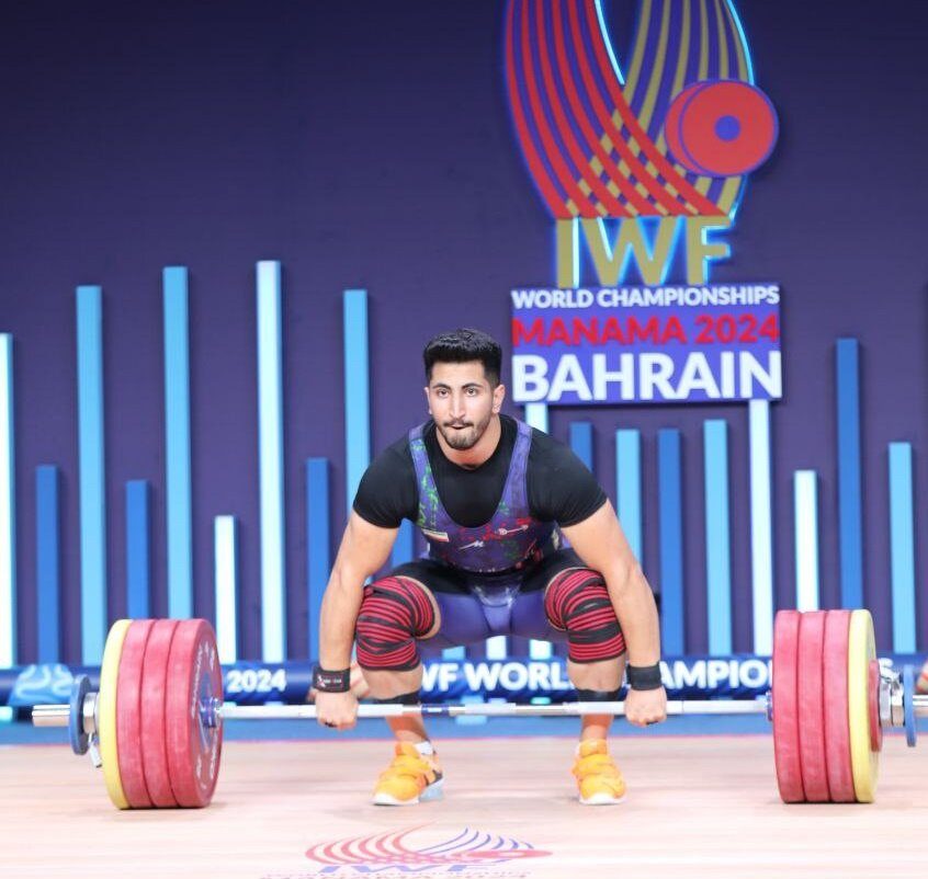عکس کیان ولی‌پور وزنه بردار