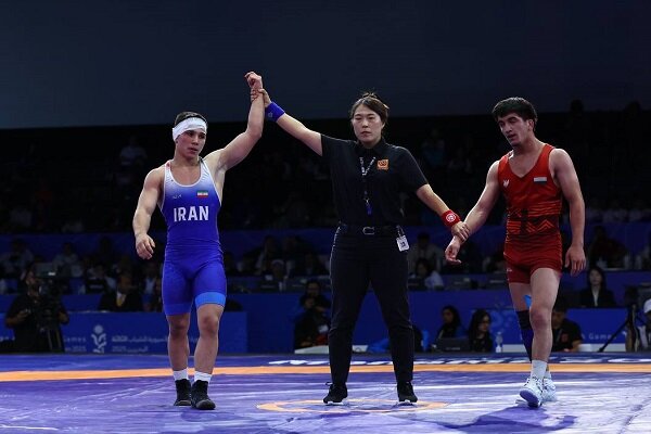 برنز کشتی آزاد برای هاشمی  برنز کشتی آزاد برای هاشمی