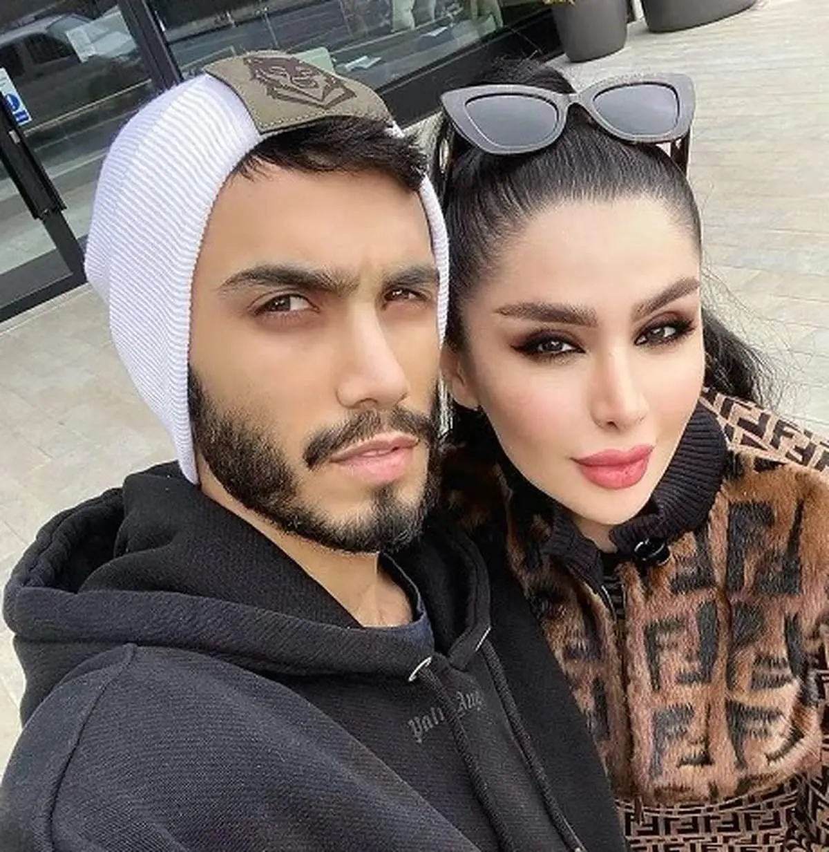 عکس دنیا جهانبخت و مهراد جم