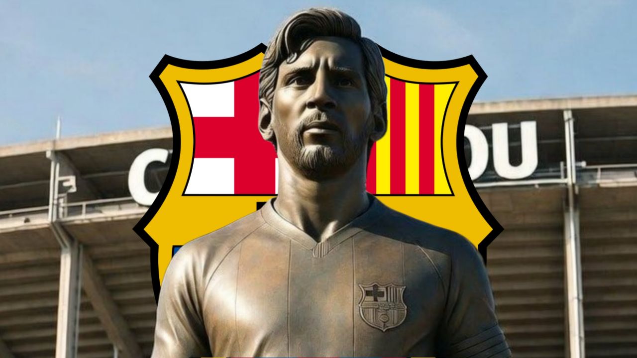  مجسمه مسی در کنار بزرگان تاریخ بارسا