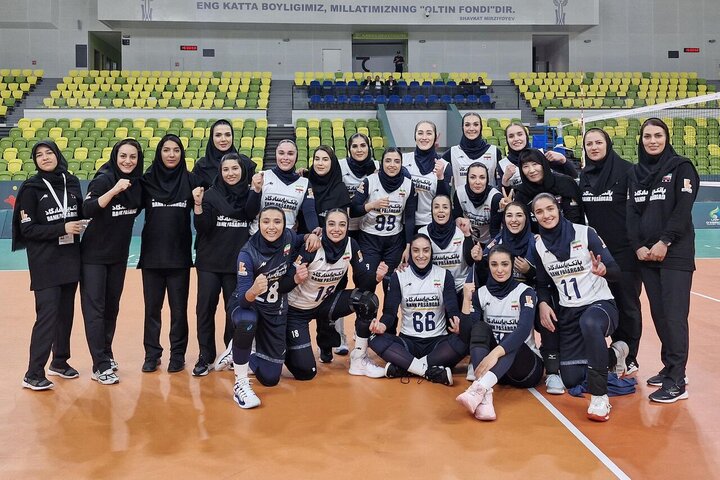 تیم ملی والیبال زنان سوم شد