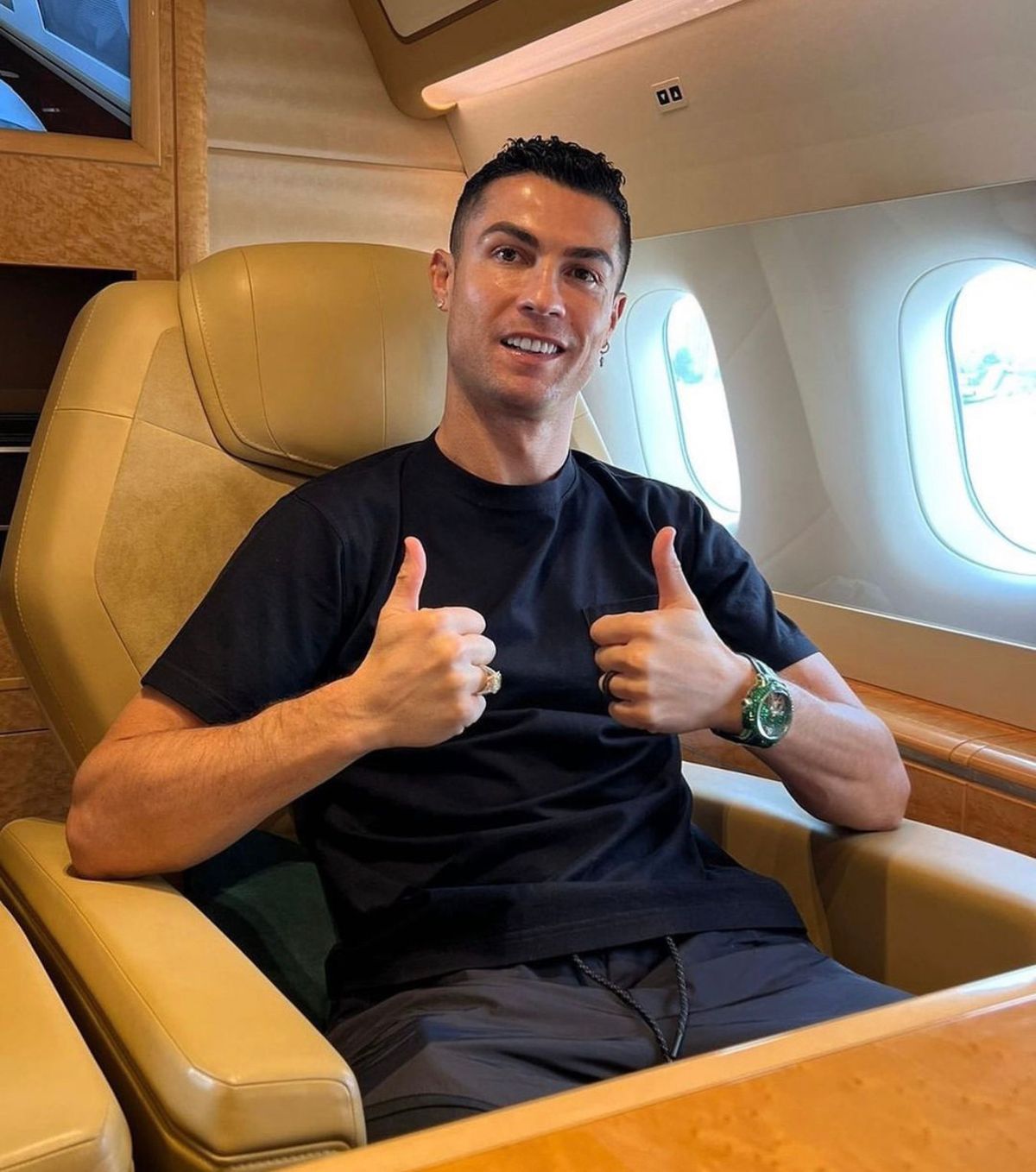 رونالدو و جت شخصی فوق لوکسش