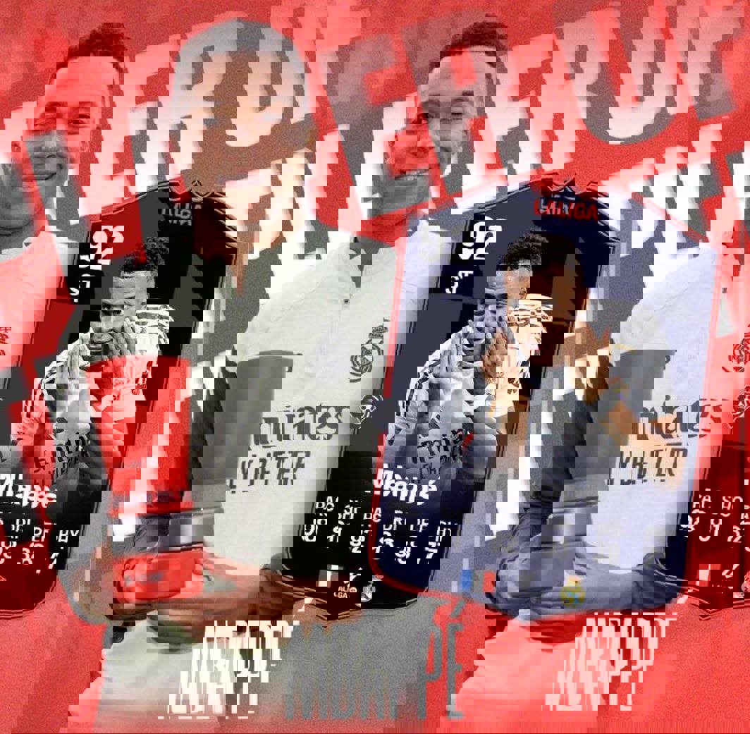  امباپه بهترین بازیکن ماه لالیگا شد