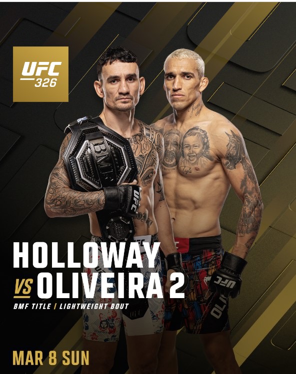 UFC 326 چارلز اولیویرا و مکس هالووی